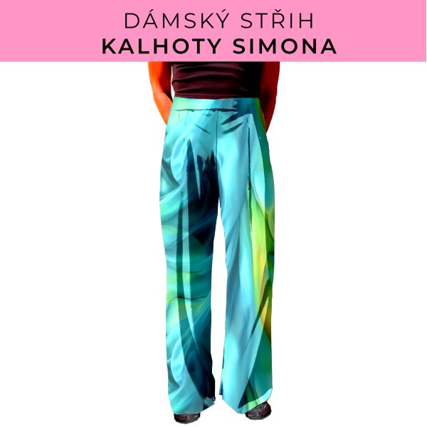 Dámský střih - kalhoty Simona