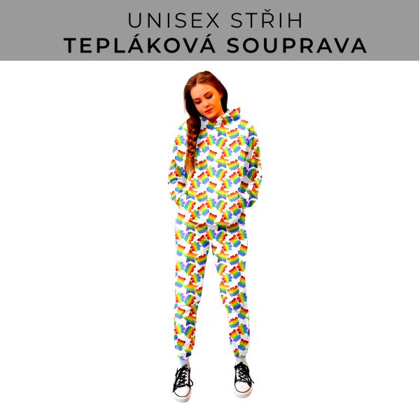 DÁMSKÝ střih - SET mikina a tepláky 