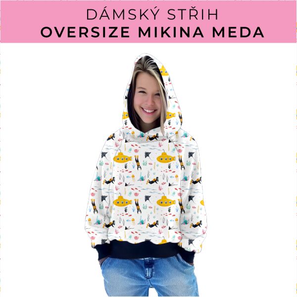 Dámský střih - mikina Meda