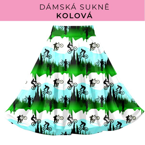 DÁMSKÝ střih - Kolová sukně