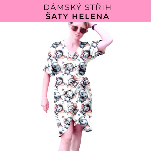 Dámský střih na šaty  Helena