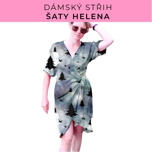 Dámský střih na šaty  Helena