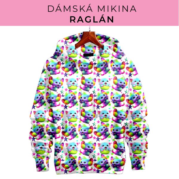 DÁMSKÝ střih - mikina raglán