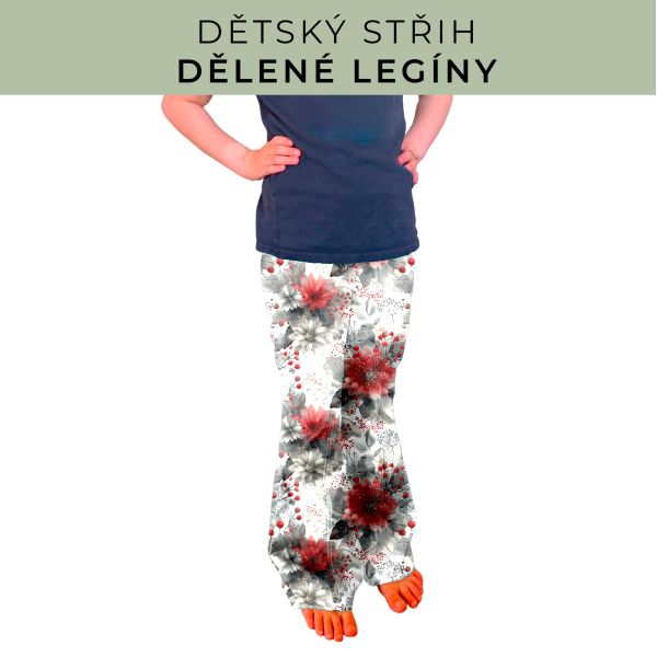 Dětský střih - Dělené legíny