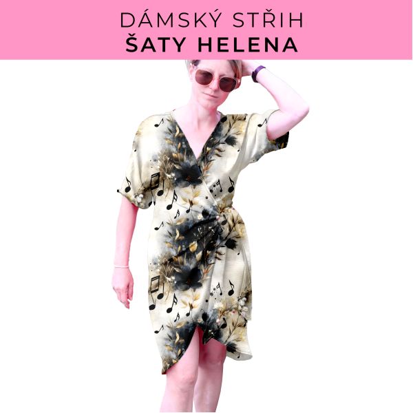 Dámský střih na šaty  Helena