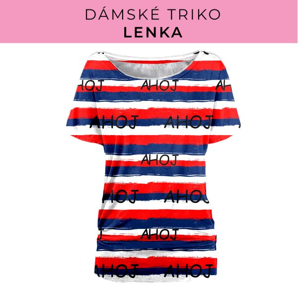 DÁMSKÝ střih - Triko Lenka