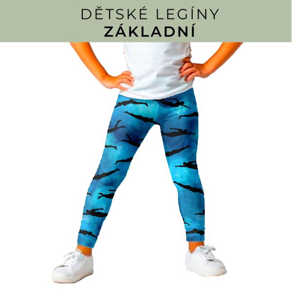 DĚTSKÝ střih - legíny základní