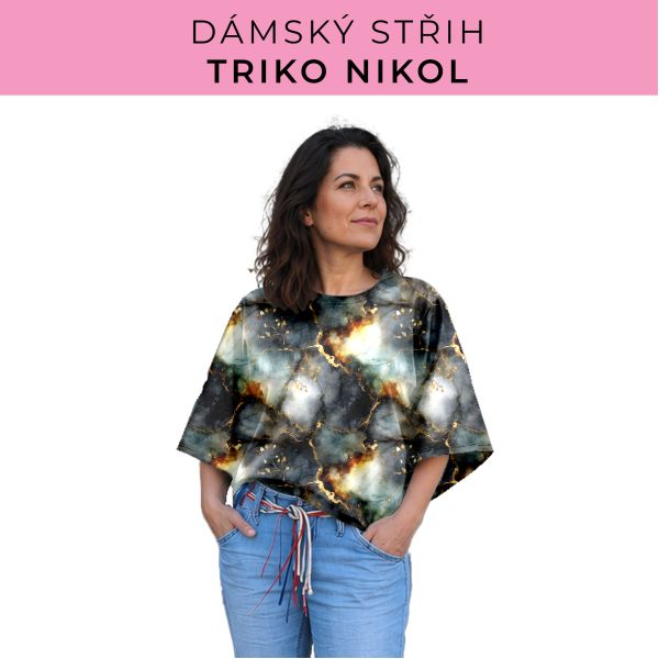 Dámský střih -  triko Nikol