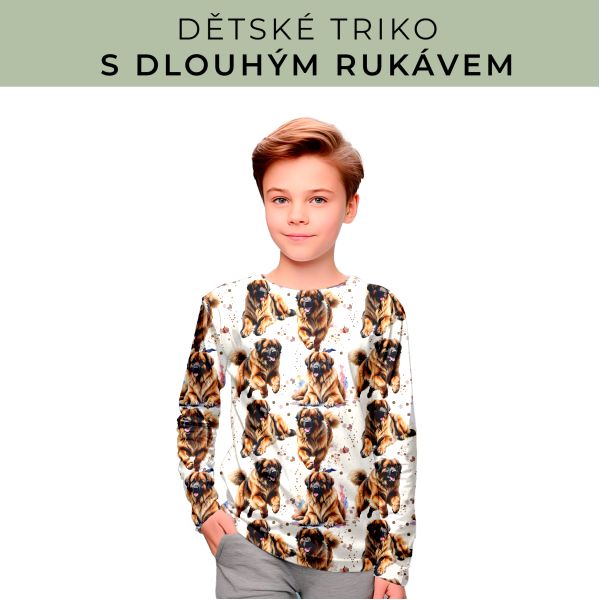 DĚTSKÝ střih - triko dlouhý rukáv