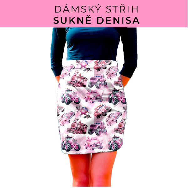 Dámský střih - Dámská sukně Denisa