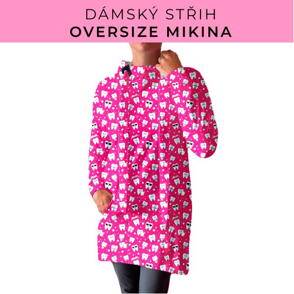 DÁMSKÝ střih - Oversize mikina