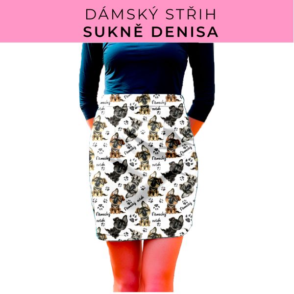 Dámský střih - Dámská sukně Denisa
