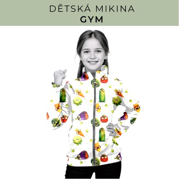 Dětská střih - mikina GYM
