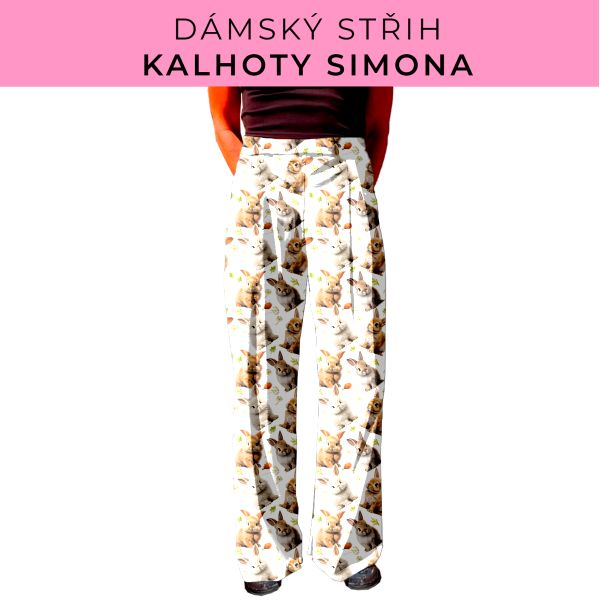 Dámský střih - kalhoty Simona