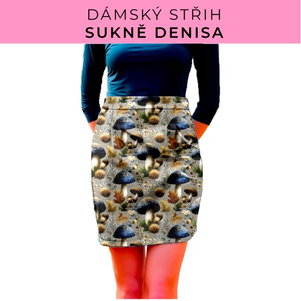 Dámský střih - Dámská sukně Denisa