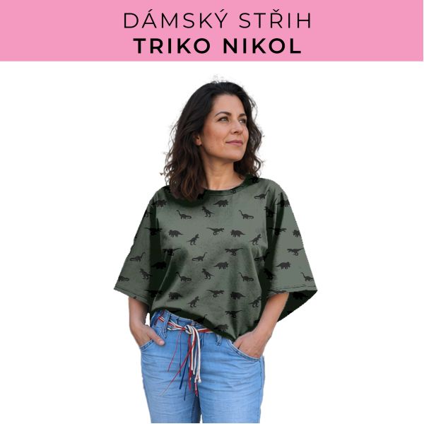 Dámský střih -  triko Nikol