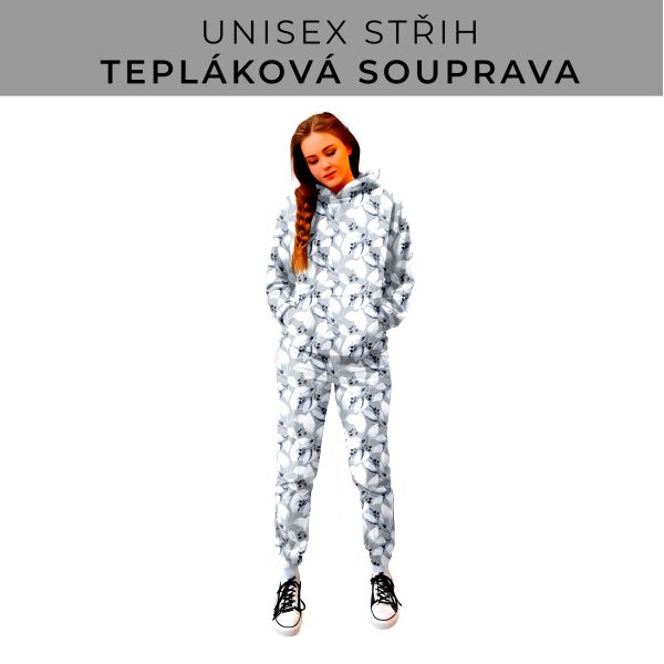 DÁMSKÝ střih - SET mikina a tepláky 