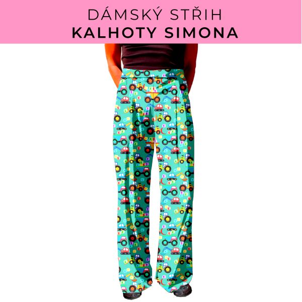 Dámský střih - kalhoty Simona
