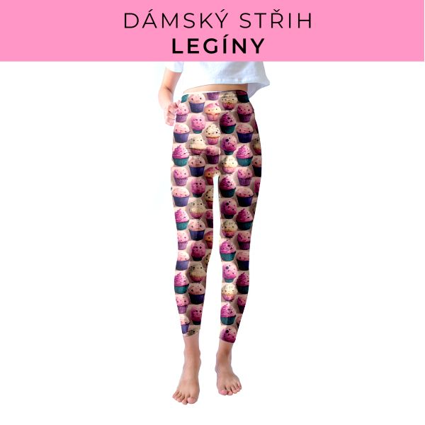DÁMSKÝ střih - legíny SPORT - SLIM FIT