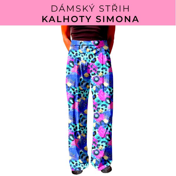 Dámský střih - kalhoty Simona