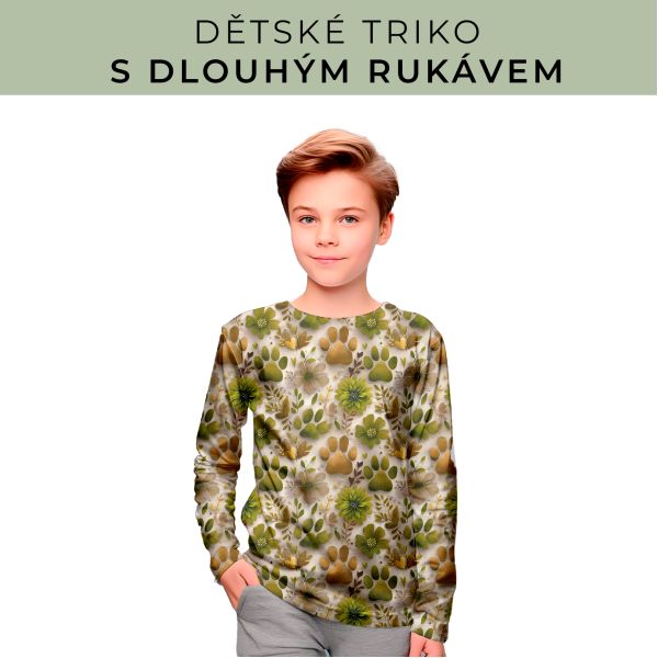 DĚTSKÝ střih - triko dlouhý rukáv