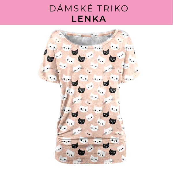 DÁMSKÝ střih - Triko Lenka