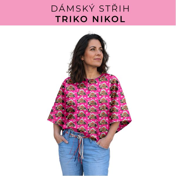 Dámský střih -  triko Nikol