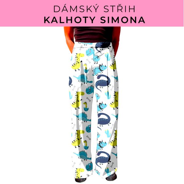 Dámský střih - kalhoty Simona
