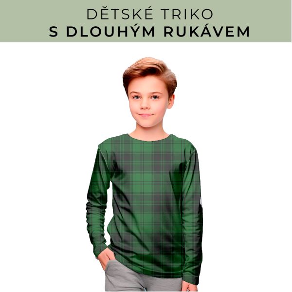 DĚTSKÝ střih - triko dlouhý rukáv