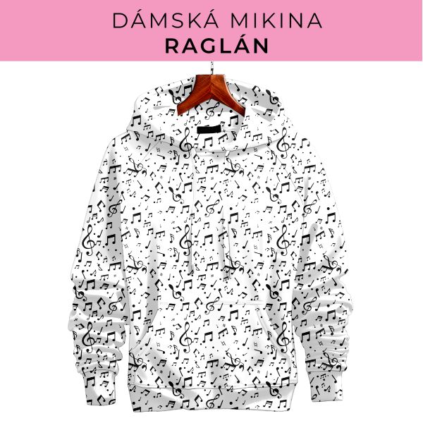DÁMSKÝ střih - mikina raglán