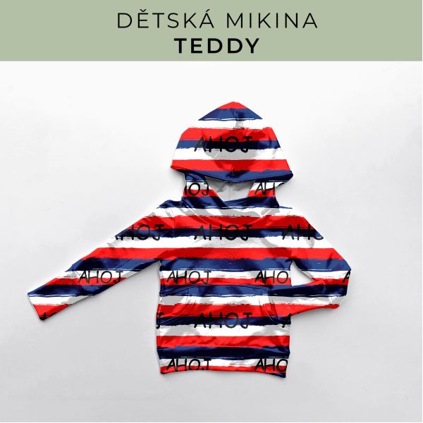 DĚTSKÝ střih - Mikina Teddy
