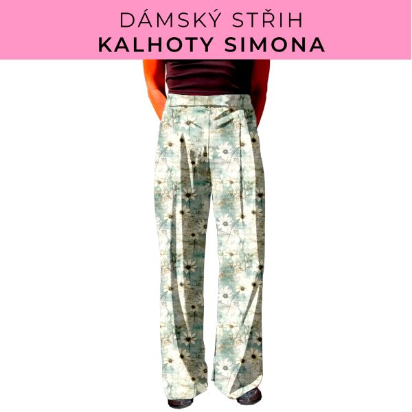 Dámský střih - kalhoty Simona