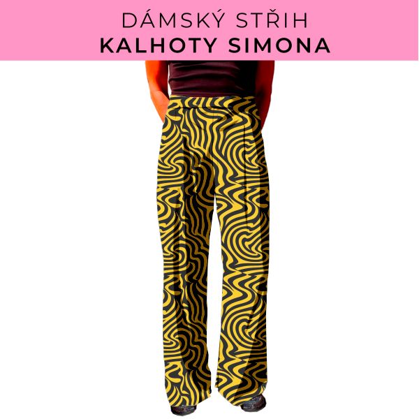 Dámský střih - kalhoty Simona