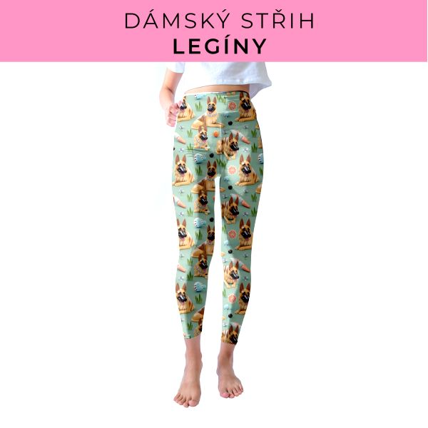 DÁMSKÝ střih - legíny SPORT - SLIM FIT