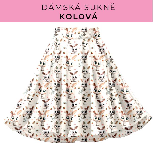 DÁMSKÝ střih - Kolová sukně