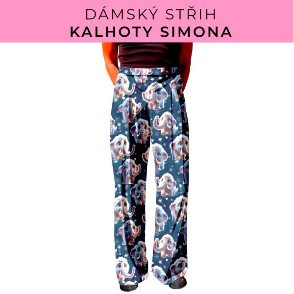 Dámský střih - kalhoty Simona
