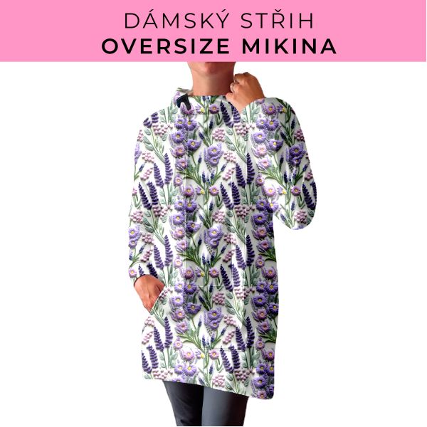 DÁMSKÝ střih - Oversize mikina