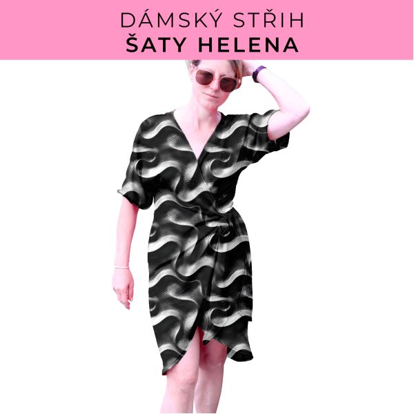Dámský střih na šaty  Helena