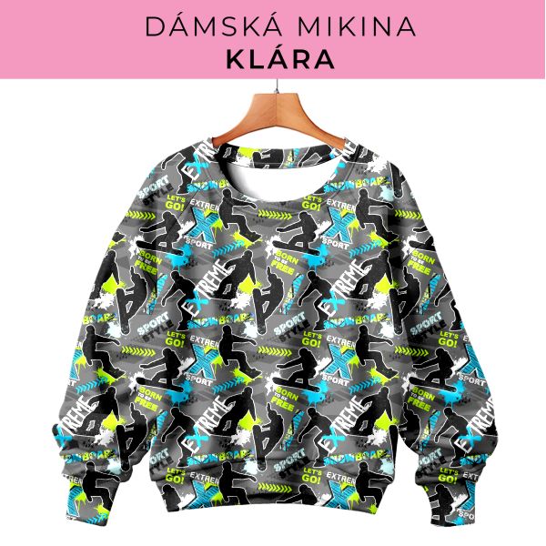 DÁMSKÝ střih - mikina Klára