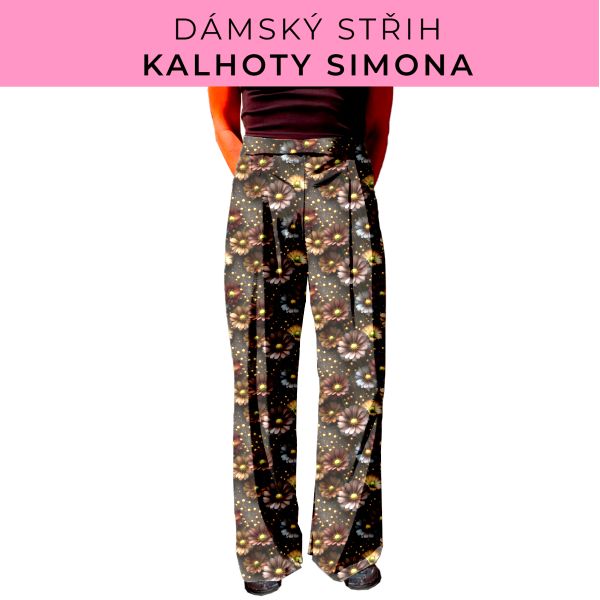 Dámský střih - kalhoty Simona
