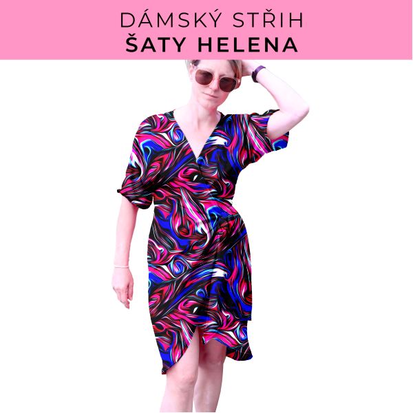 Dámský střih na šaty  Helena