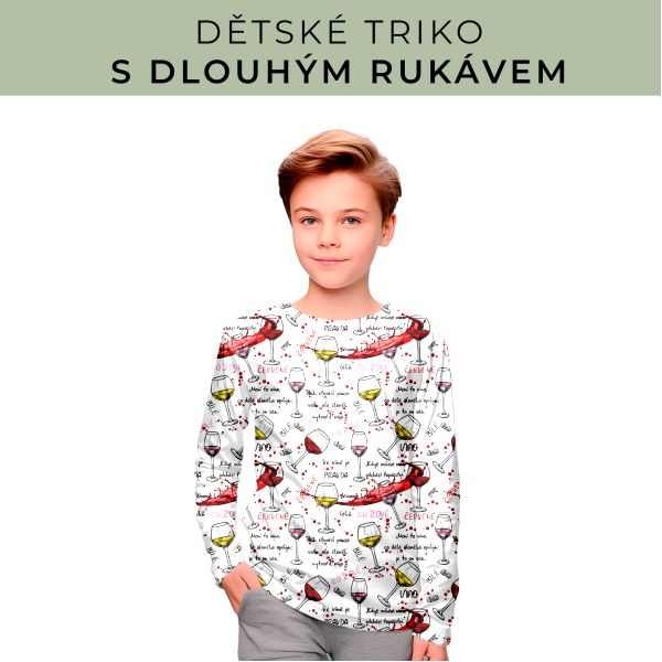 DĚTSKÝ střih - triko dlouhý rukáv