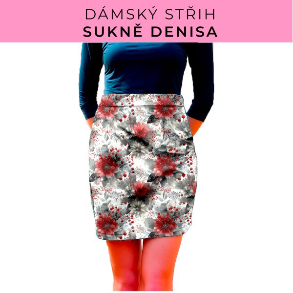 Dámský střih - Dámská sukně Denisa