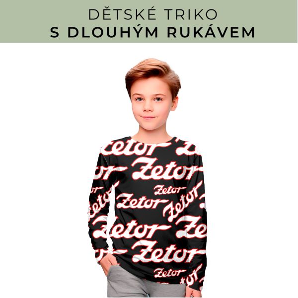 DĚTSKÝ střih - triko dlouhý rukáv