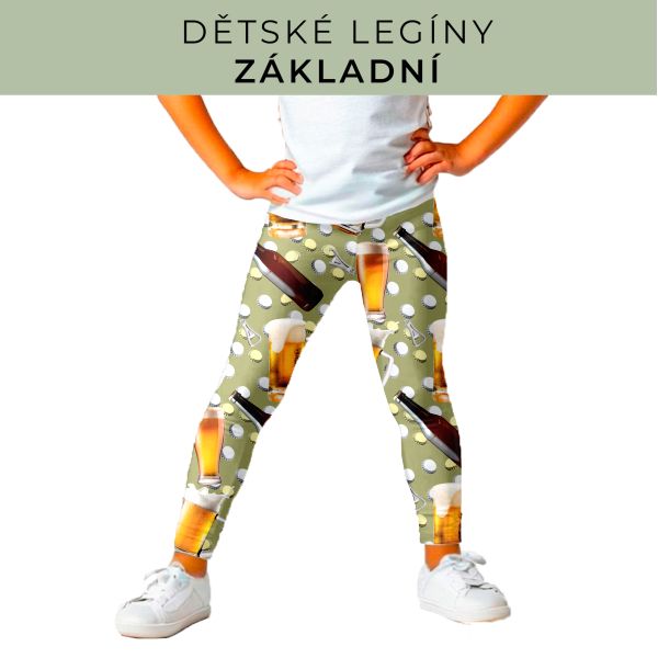 DĚTSKÝ střih - legíny základní