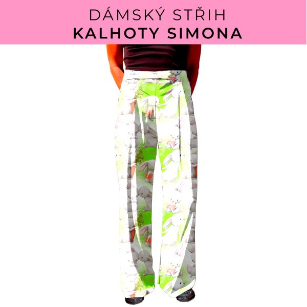 Dámský střih - kalhoty Simona