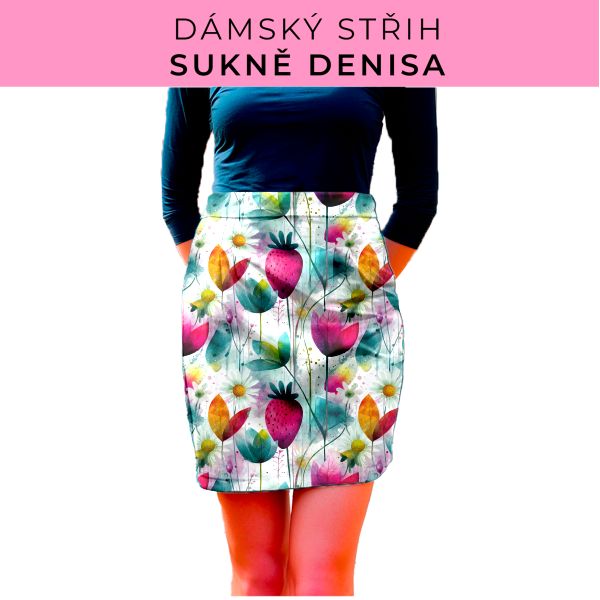 Dámský střih - Dámská sukně Denisa