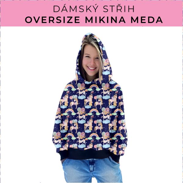 Dámský střih - mikina Meda