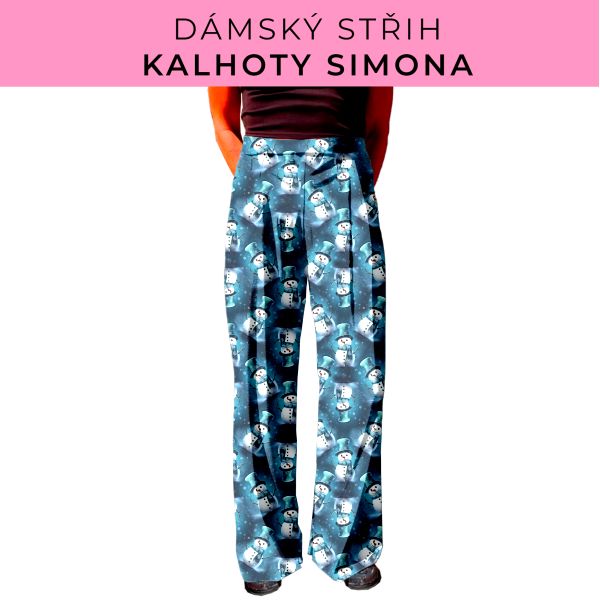 Dámský střih - kalhoty Simona