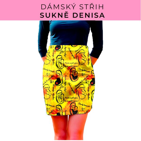 Dámský střih - Dámská sukně Denisa